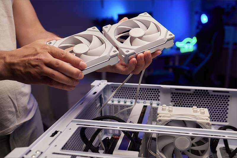 Computer Technician building a system